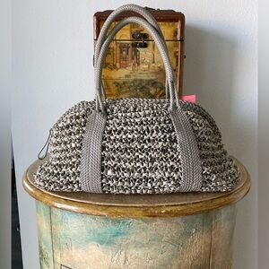 Anteprima Beige PVC Wire Boston Bag